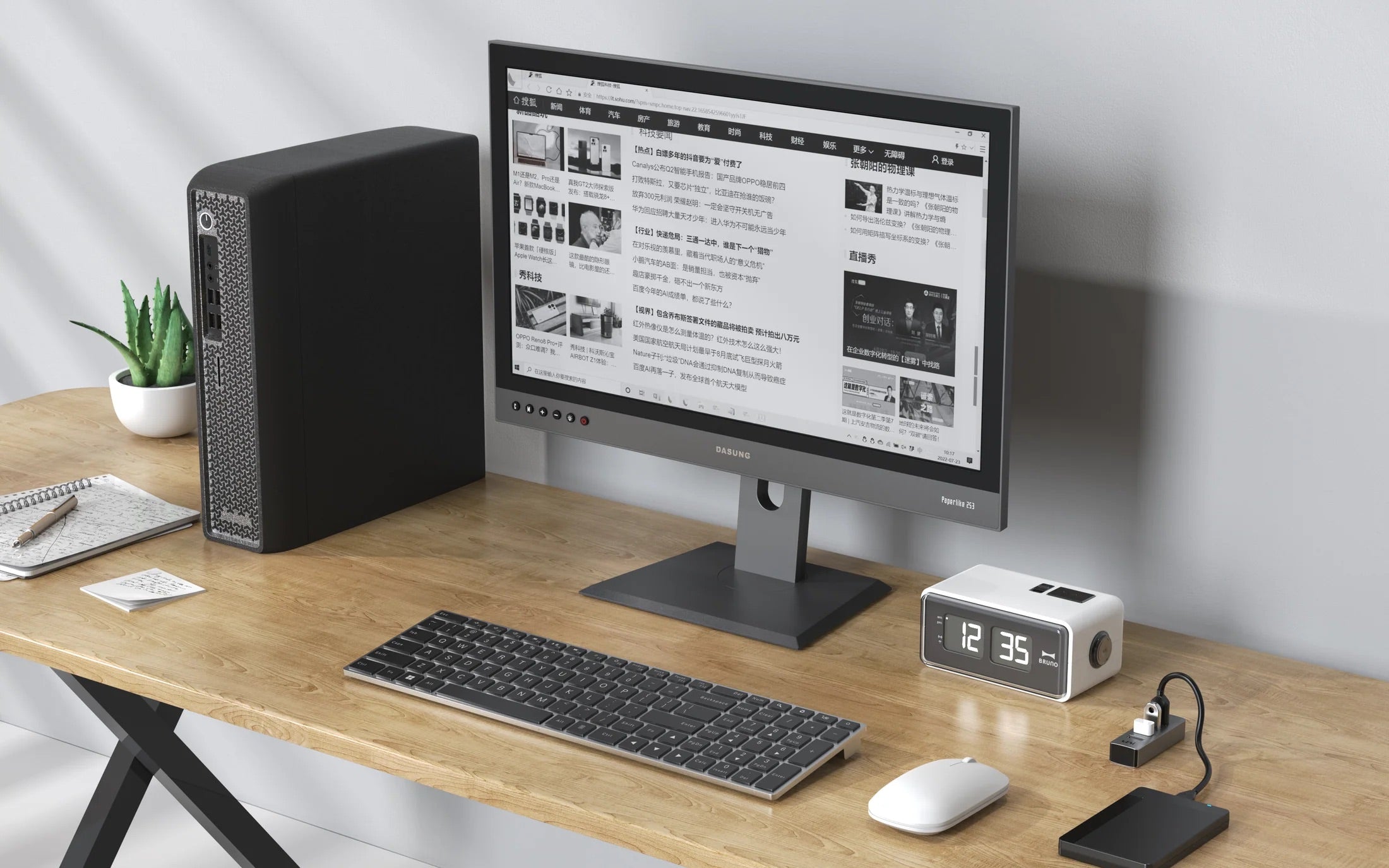 Dasung 253 REVO 25.3" Monochrome 33Hz E-Ink Monitor